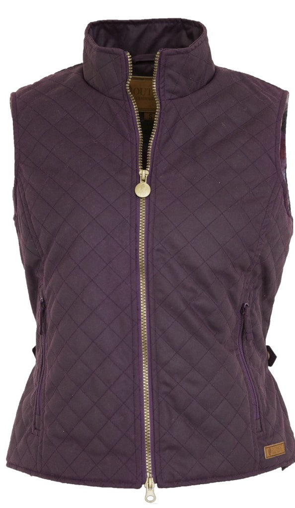 Outback Trading Company - Ladies' Quilted Vest - Oilskin