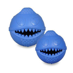 Jolly Pets - Monster Ball - Blue or Pink - Natural Rubber Dog Toy