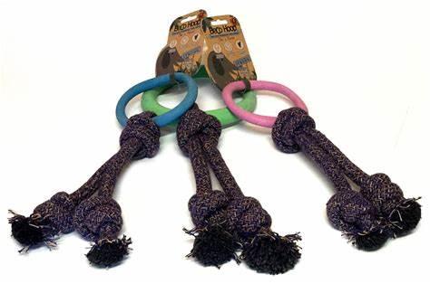 Beco - Hoop on a Rope - Natural Rubber - Dog Toy