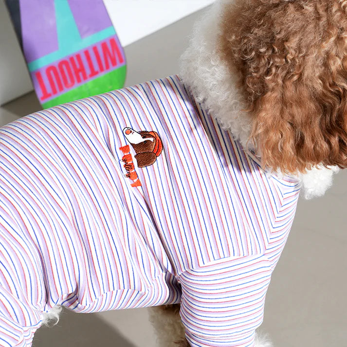 JAMJAM STRIPE JUMPSUIT