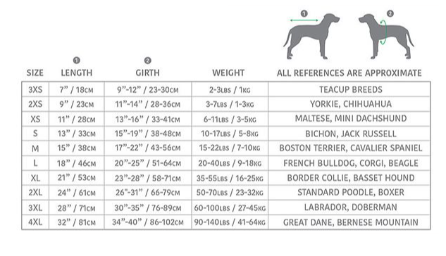 GF REVERSIBLE DOG RAINCOAT