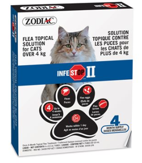 ZODIAC FLEA SOLUTION FOR CATS