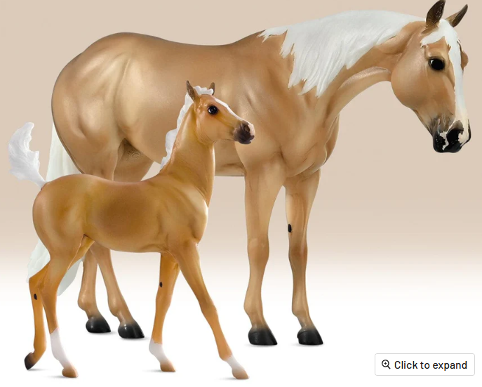 BREYER EBONY SHINES & FOAL