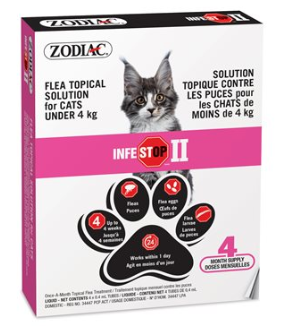 ZODIAC FLEA SOLUTION FOR CATS