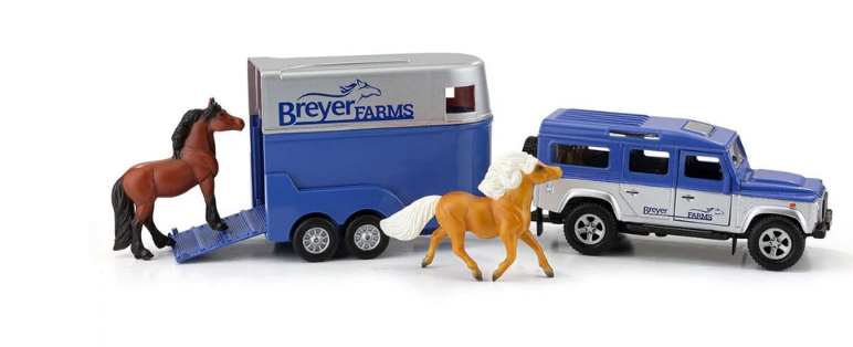 BREYER LAND ROVER & TAG-A-LONG