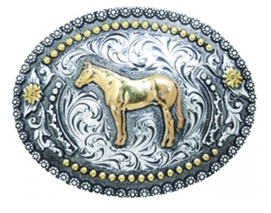STANDING HORSE BUCKLE