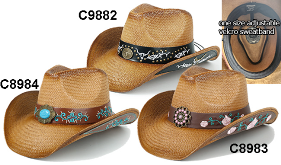 COWBOY HAT MODESTONE #C8983