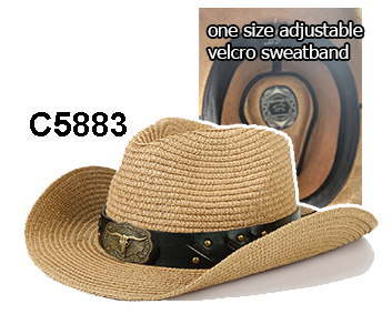 MODESTONE CROCHET HAT LONGHORN