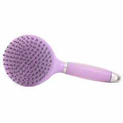 Mane/Tail Brush with Gel Handle - Pink, Purple & Blue