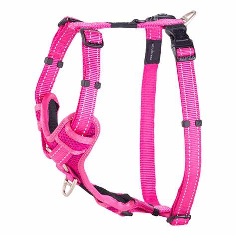 Rogz - Control Harness - Dog Harness - Blue, Black, Red & Pink