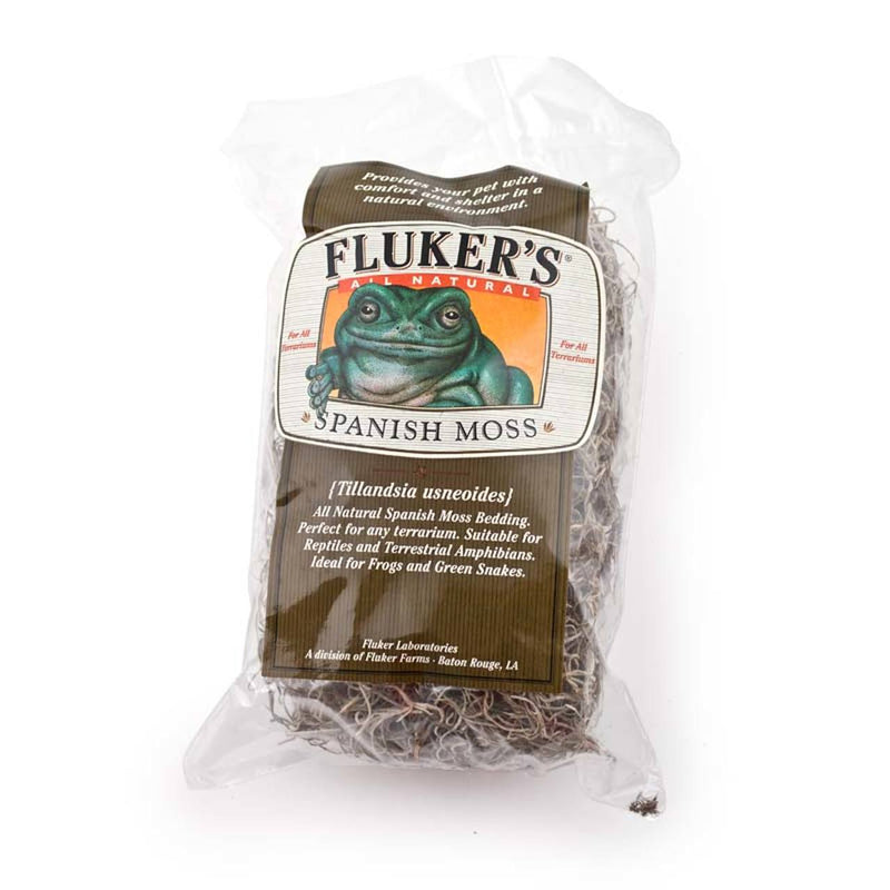 Fluker's All Natural Spanish Moss - Terrarium Bedding - Reptiles - Terrestrial Amphibians