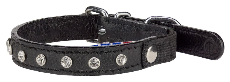 Athens Leather Cat Collar