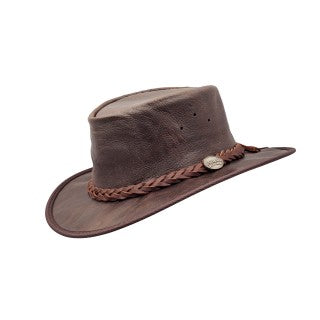 Barmah Foldaway Cowboy Hat - Dark Brown