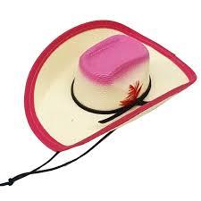 Modestone Straw Pet Cowboy Hat
