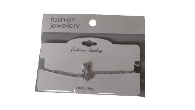 Rhinestone Bracelet - Women's Jewelry - Cat or Dragonfly