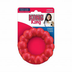 Kong Ring - Durable Natural Rubber Chew Toy - Red