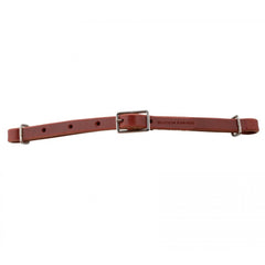 All Leather Curb Strap