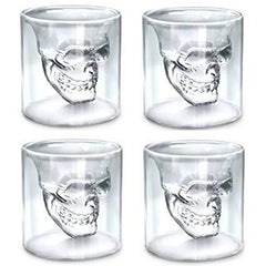 Doomed Crystal Skull Shot Glass Set (4)