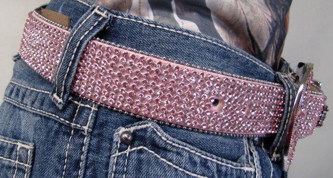 Pink Bling Belt