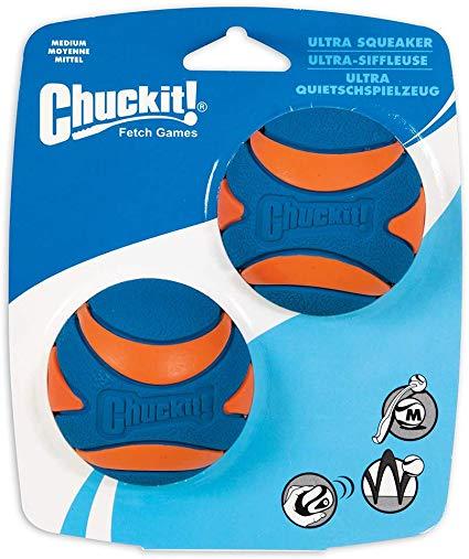 Chuckit! Ultra Squeaker Ball 2-Pack