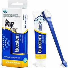Bluestem Toothpaste & Toothbrush - Chicken & Vanilla MInt