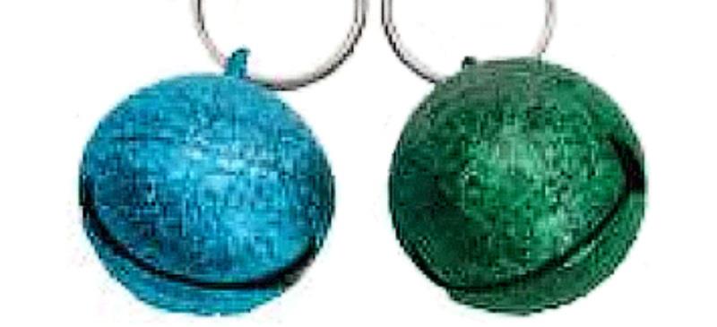 Coastal Pet Products - Frosted Cat Bells - Silver, Blue or Green