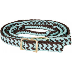 Mustang Braided Barrel Rein With Knots