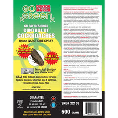 Go Green 60 Day Residual Control of Cockroaches House Insecticide Spray