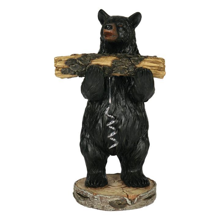 Bear Holding Corkscrew