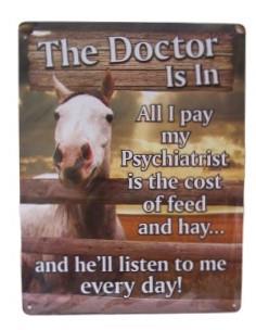Tin Sign - Horse Doctor
