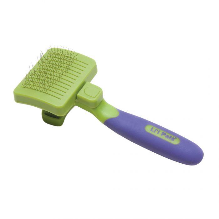 Li'l Pals Self Cleaning Slicker Brush