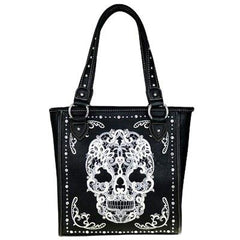 Montana West Sugar Skull Collection Tote - Multi Color