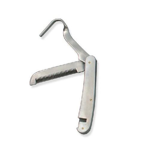Silverline Premium Stainless Steel - Hoof Knife Hook & Comb