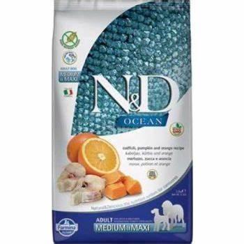 N&D Ocean - Cod, Pumpkin, and Orange Recipe - Adult Medium & Maxi Breed