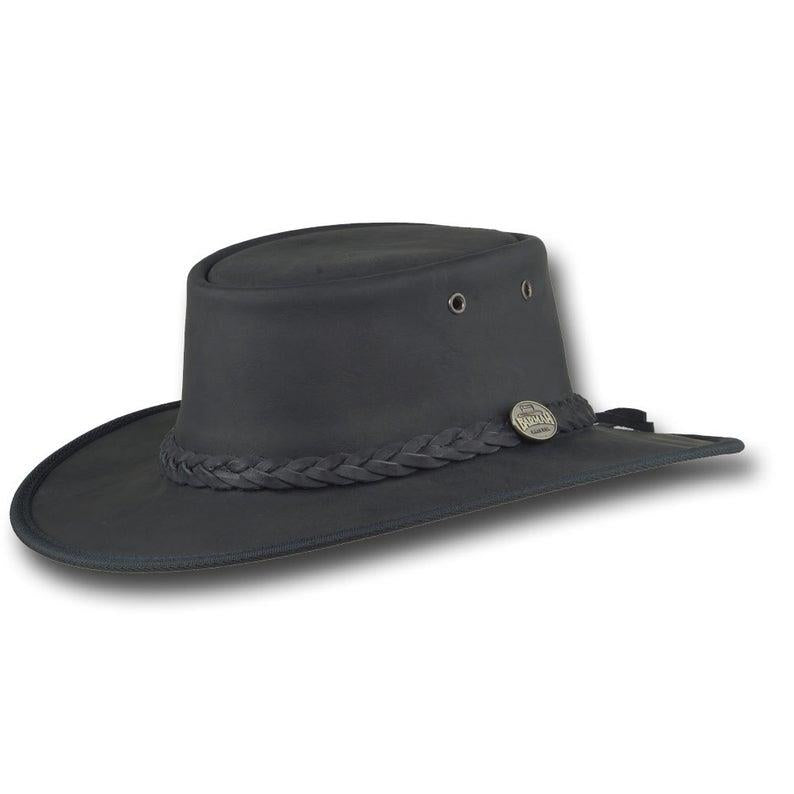 Barmah Foldaway Cowboy Hat - Black