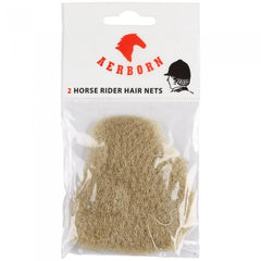 Aerborn Double Thickness Durable Hair Nets 2-Pack - Blonde