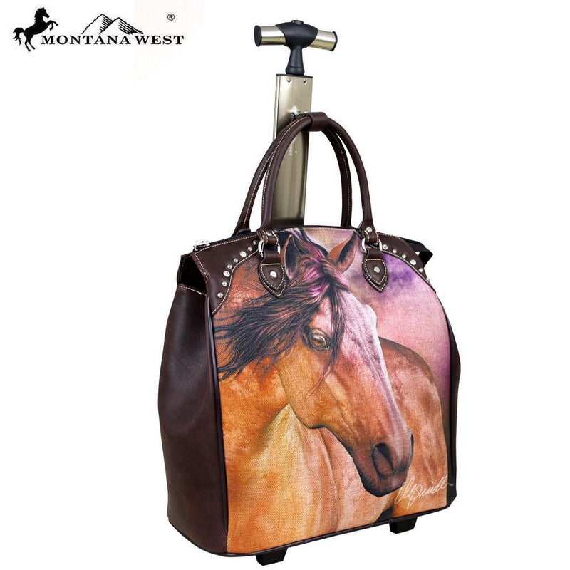 Montana West Horse Art Luggage -Laurie Prindle Collection