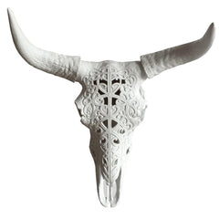 Horn with Cow Skeleton Head