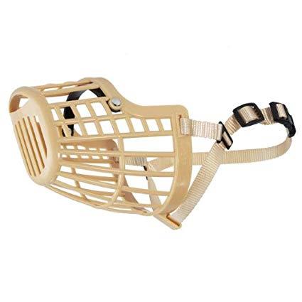 Flexible Plastic Dog Basket Muzzle