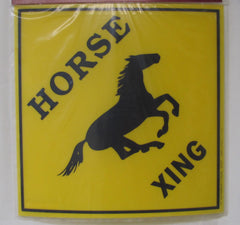 Horse Xing Barn Sign