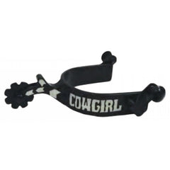 Black Steel Cowgirl Spur - Youth
