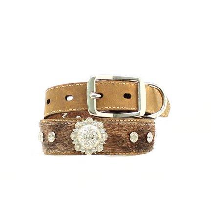 Blazin Roxx Hair on Concho Dog Collar