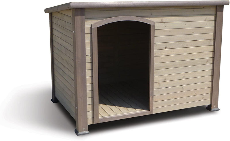 The Extreme Outback Log Cabin Dog House - Taupe