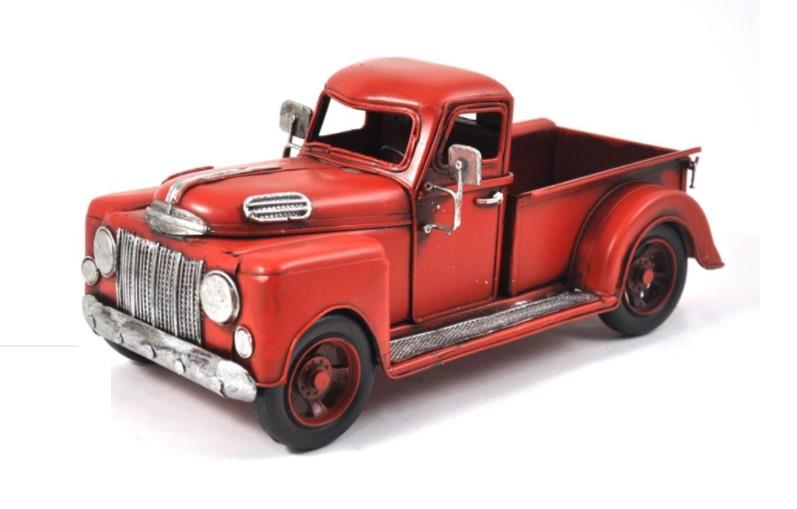 Antique Red Pickup Truck