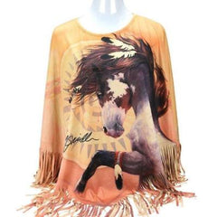 Montana West - Aztec Collection - Horse Poncho