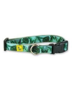 Be One Breed Silicone Dog Collar - Tropical Palms