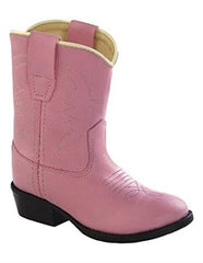 Old West - Pink Toddler Cowboy Boots - Size 4 & 6 Only
