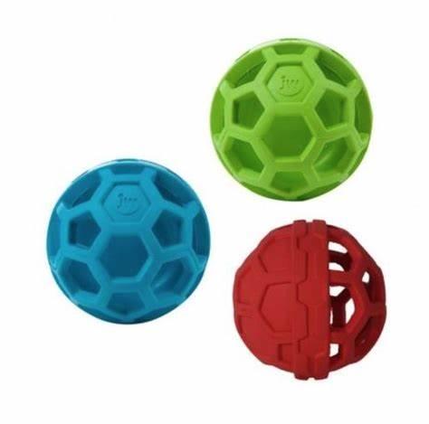 JW Hol-ee Squeakin' Treat Ball - Assorted Colours
