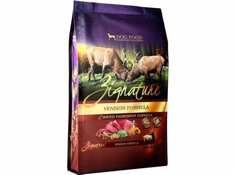 Zignature Venison Formula - Dry Dog Food - Grain Free - Limited Ingredient Formula
