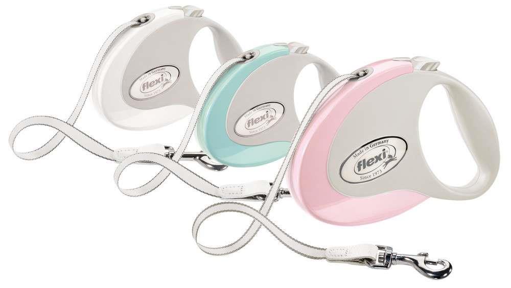 Flexi-Leash Style Small or Medium White, Mint, or Rose